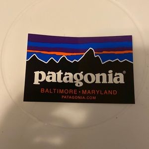 Patagonia Baltimore stickers